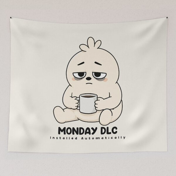 Item preview, Monday DLC | Funny Monday Mood Meme designed and sold by Zerhof.