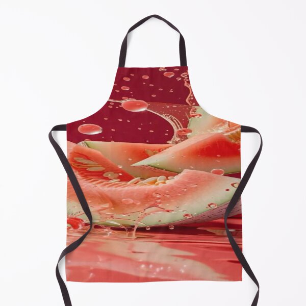 Item preview, The Ultimate Freshness Explosion, Fresh Watermelon Splash - Juicy 3D Slices on a Red Background designed and sold by RAYBIL.
