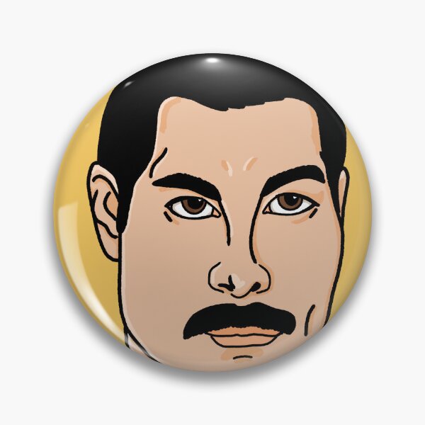 Artikelvorschau, Freddie Mercury Illustration entworfen und verkauft von Emma Martinez.