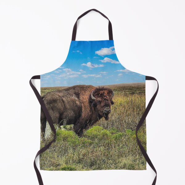 Item preview, A Bison Roams Free on the Tallgrass Prairie. designed and sold by South 500 Photography.