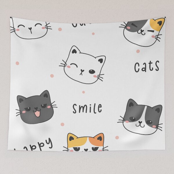 Item preview, cats designed and sold by Runa_tzuki.