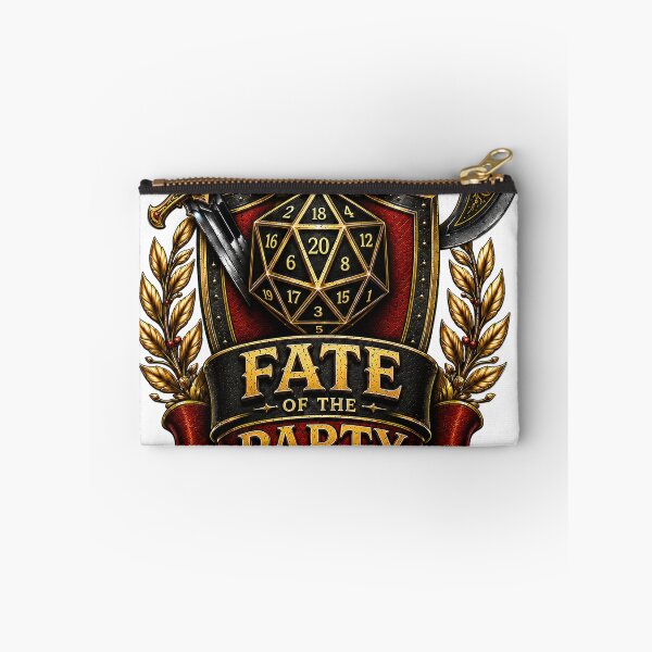 Item preview, Fate Of The Party D20 Dice Crest designed and sold by BartArtPhoto.