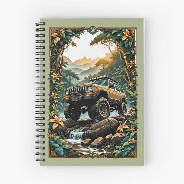 Item preview, Classic Off Road SUV Exploring Tropical Jungle Wilderness designed and sold by BorgSpareParts.
