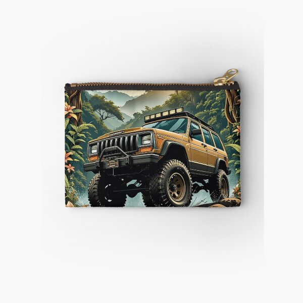 Item preview, Classic Off Road SUV Exploring Tropical Jungle Wilderness designed and sold by BorgSpareParts.