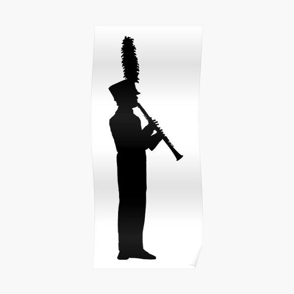 Marching Band Clarinet Standing Poster For Sale By Vistascribe