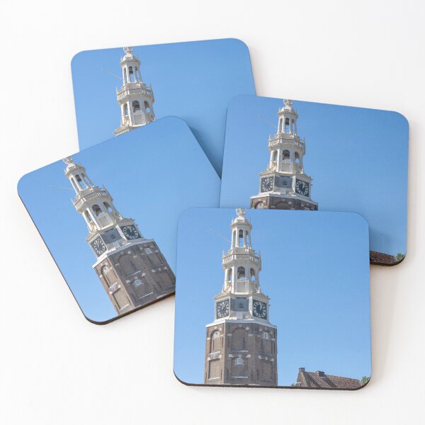 Item preview, Historic Amsterdam Tower Overlooking Canal in Bright Daylight designed and sold by jrtwynam.