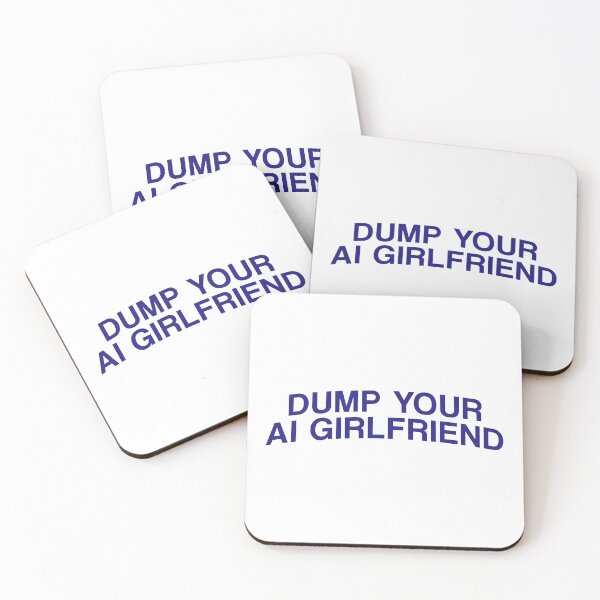 Item preview, Dump Your AI Girlfriend designed and sold by rhodeyart.