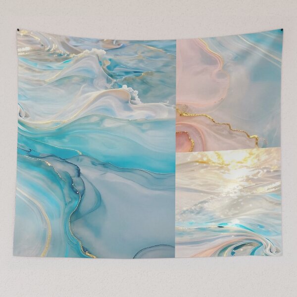 Item preview, Gentle Sea Waves - Abstract Art designed and sold by Lightworker11.