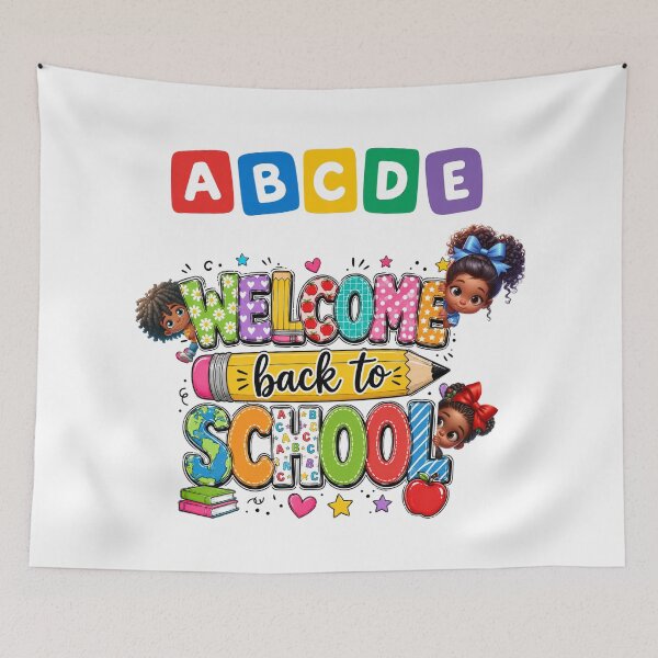 Item preview, Cute School Kids Colorful Classroom Teacher Student Design designed and sold by Szpaku desart .