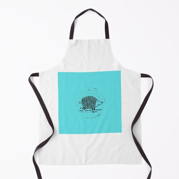 Item preview, Hawthorn the hedgehog (blue background) designed and sold by SombreroDoodles.