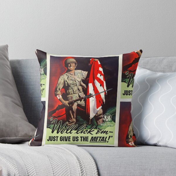Item preview, Vintage WWII US Army Poster | Collect Metal for Munitions | Patriotic Soldier with Rifle &  Flag | Wartime Propaganda Art designed and sold by artofuniverse.