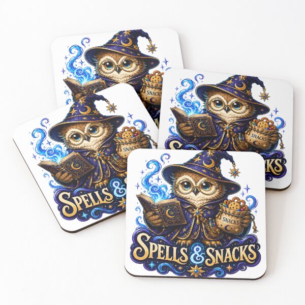 Item preview, Spells And Snacks Wizard Owl Fantasy RPG designed and sold by BartArtPhoto.
