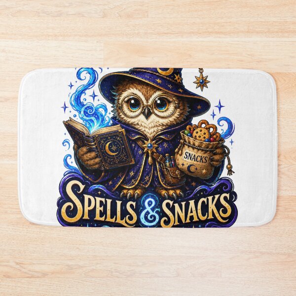 Item preview, Spells And Snacks Wizard Owl Fantasy RPG designed and sold by BartArtPhoto.