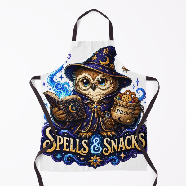 Item preview, Spells And Snacks Wizard Owl Fantasy RPG designed and sold by BartArtPhoto.