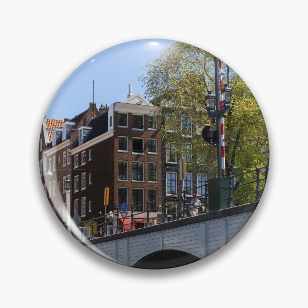 Item preview, Skinny Bridge in Amsterdam Along the Canal designed and sold by jrtwynam.