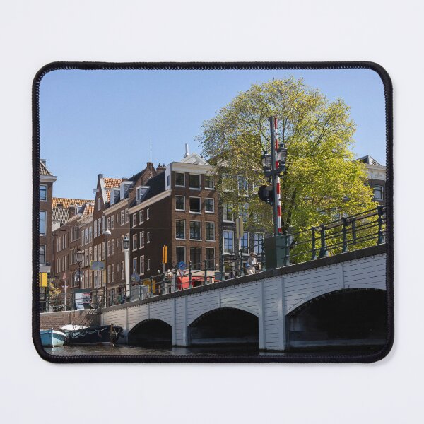 Item preview, Skinny Bridge in Amsterdam Along the Canal designed and sold by jrtwynam.