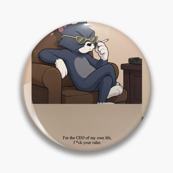 Item preview, CEO Of My Own Life - Badass Boss Cat Quote designed and sold by Rahul Art Studio.