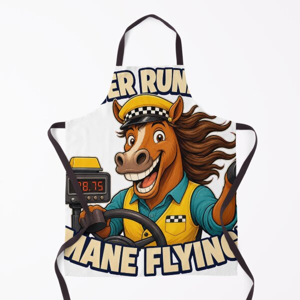 Item preview, Funny Horse Taxi Driver Meter Running Mane Flying designed and sold by Kolibra.