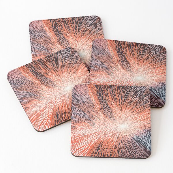 Item preview, Abstract Solar Flare Linocut designed and sold by Daarsian.