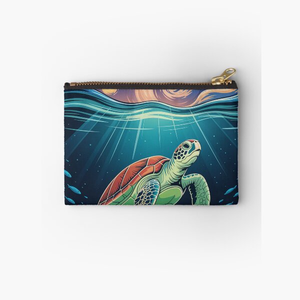 Item preview, Starry Night Sea Turtle – Coral Reef Beneath the Stars v1 designed and sold by DBWStudios.