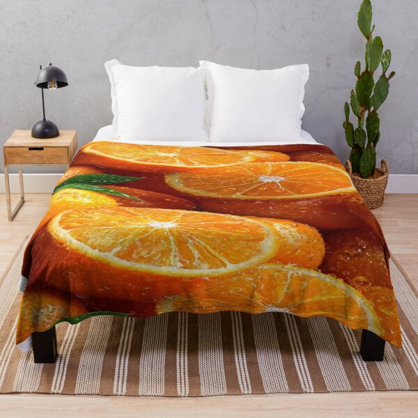 Item preview, A Burst of Vitamin-Packed Freshness, Juicy Oranges & Water Drops - Vibrant Fresh Citrus Pattern designed and sold by RAYBIL.