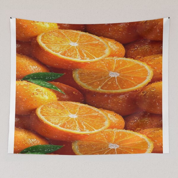 Item preview, A Burst of Vitamin-Packed Freshness, Juicy Oranges & Water Drops - Vibrant Fresh Citrus Pattern designed and sold by RAYBIL.