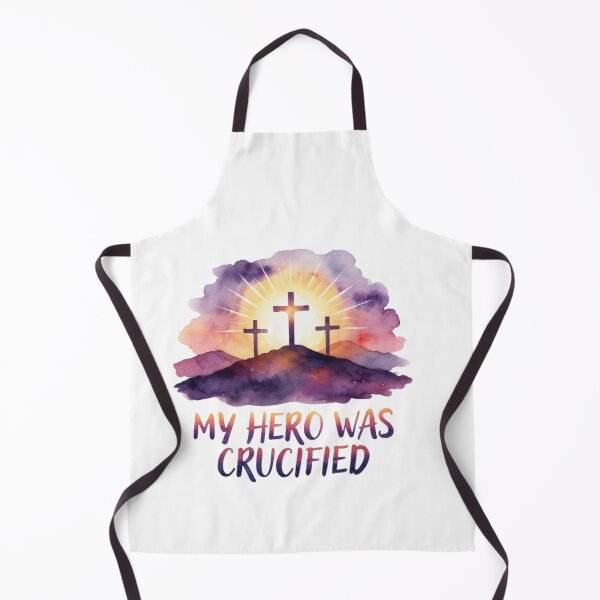 Item preview, My Hero Was Crucified | Christian Faith Minimalist Typography designed and sold by BrokenLabel.