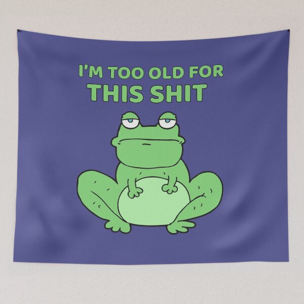 Item preview, I’m to old for this shit designed and sold by BritishDelights.