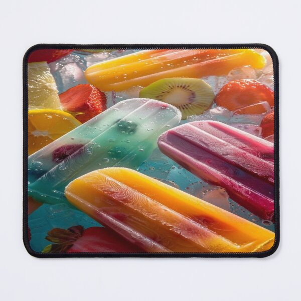 Item preview, A Summer of Frozen Fun in Explosive Colors, Fruity Water Popsicles & Ice Cubes - Multicolored Popsicles with Fresh Fruit designed and sold by RAYBIL.