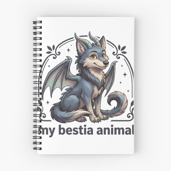 Item preview, My Bestia Animal — Winged Wolf Fantasy Creature Design designed and sold by JolususaStore.