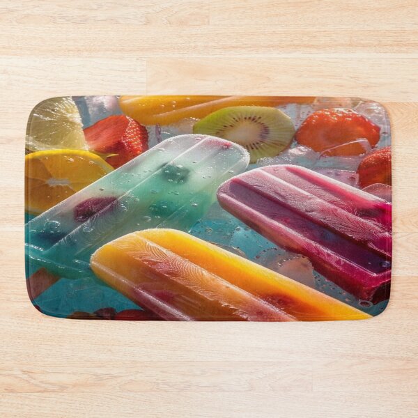 Item preview, A Summer of Frozen Fun in Explosive Colors, Fruity Water Popsicles & Ice Cubes - Multicolored Popsicles with Fresh Fruit designed and sold by RAYBIL.