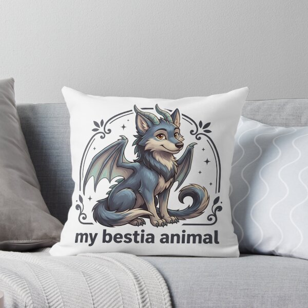 Item preview, My Bestia Animal — Winged Wolf Fantasy Creature Design designed and sold by JolususaStore.