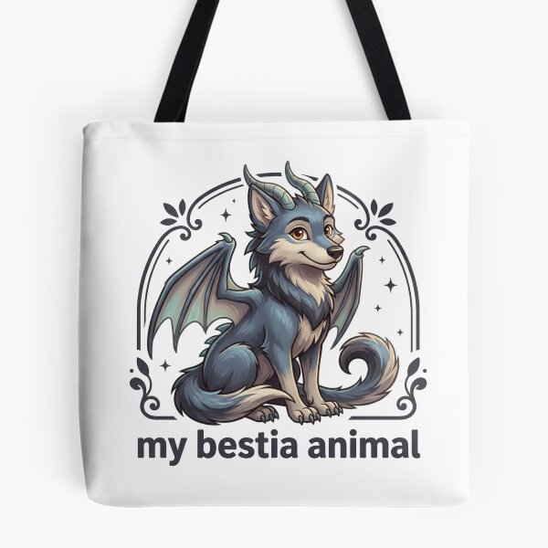 Item preview, My Bestia Animal — Winged Wolf Fantasy Creature Design designed and sold by JolususaStore.