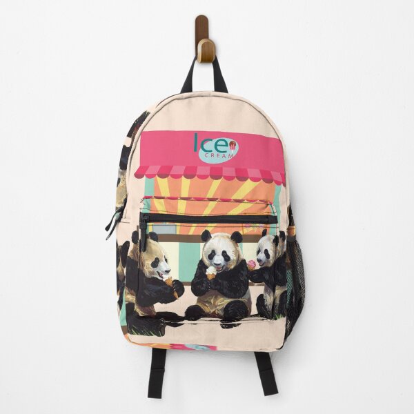 Item preview, Panda Ice Cream Retro Sunset designed and sold by Tanya Zevallos.