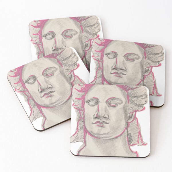 Item preview, Greek Roman Sculpture Stone Head designed and sold by ChallyS.