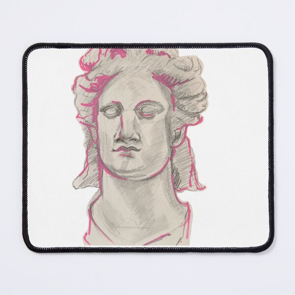 Item preview, Greek Roman Sculpture Stone Head designed and sold by ChallyS.