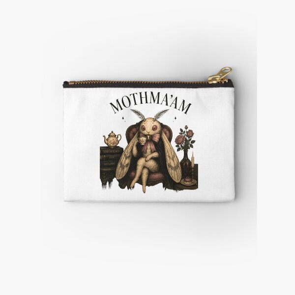 Item preview, Mothma'am — Vintage Gothic Mothman Tea Party & Dark Academia Cryptid designed and sold by BumbleBloom7.