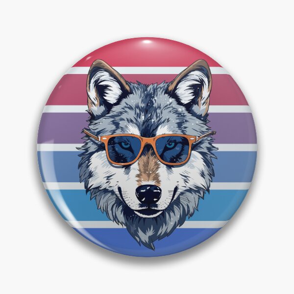 Item preview, Cool Wolf Portrait designed and sold by FanFest.