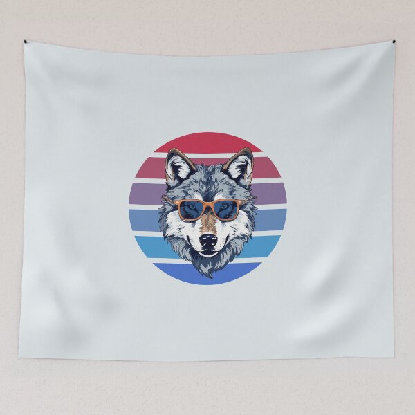 Item preview, Cool Wolf Portrait designed and sold by FanFest.