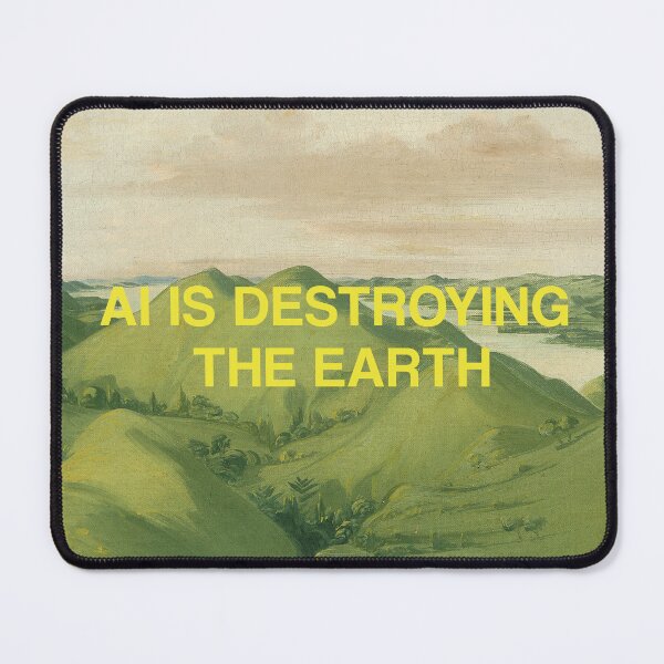 Item preview, AI is Destroying the Earth designed and sold by rhodeyart.