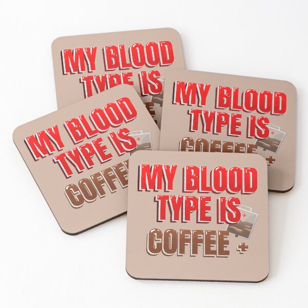 Item preview, Copia de mi tipo de sangre es café + 2ª versión designed and sold by becky’s shop.