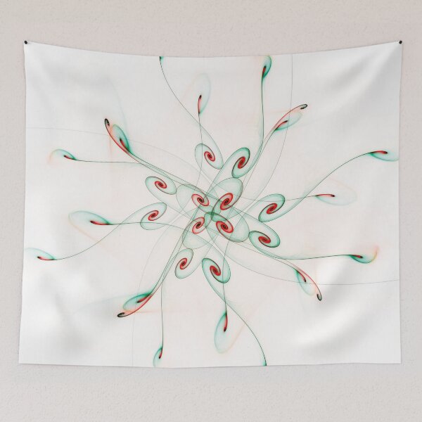 Item preview, The Dance of Crimson Spirals designed and sold by bloorose.