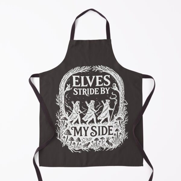 Item preview, Elves Stride By My Side (white) - Fantasy Forest Elf Lover designed and sold by DontYouBabe.