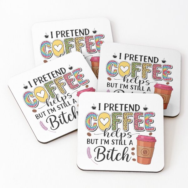 Item preview, I Pretend Coffee Helps designed and sold by pintartipuduran.