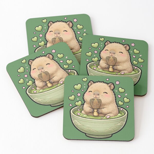 Item preview, Matcha Capybara designed and sold by MMateka.