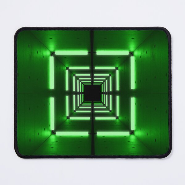 Item preview, Square Tunnel & Green Neon Lights designed and sold by Electric Shock!! Design.