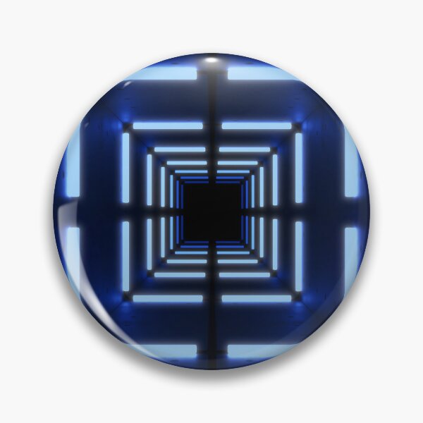 Item preview, Square Tunnel & Blue Neon Lights designed and sold by Electric Shock!! Design.