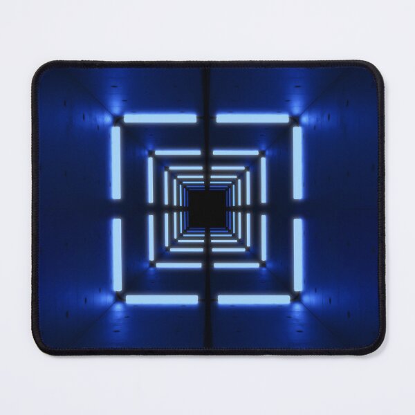 Item preview, Square Tunnel & Blue Neon Lights designed and sold by Electric Shock!! Design.