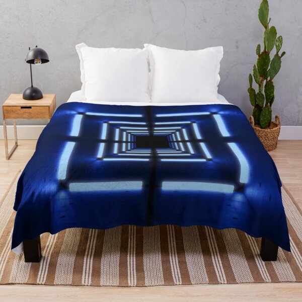 Item preview, Square Tunnel & Blue Neon Lights designed and sold by Electric Shock!! Design.