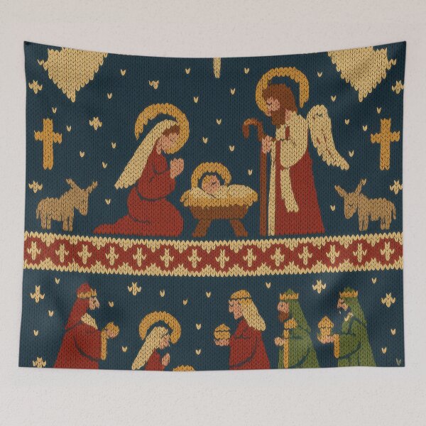 Item preview, Nativity and Wise Men – The First Christmas designed and sold by kornkobart.